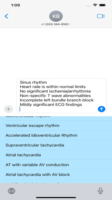 Скриншоты ECG Keyboard