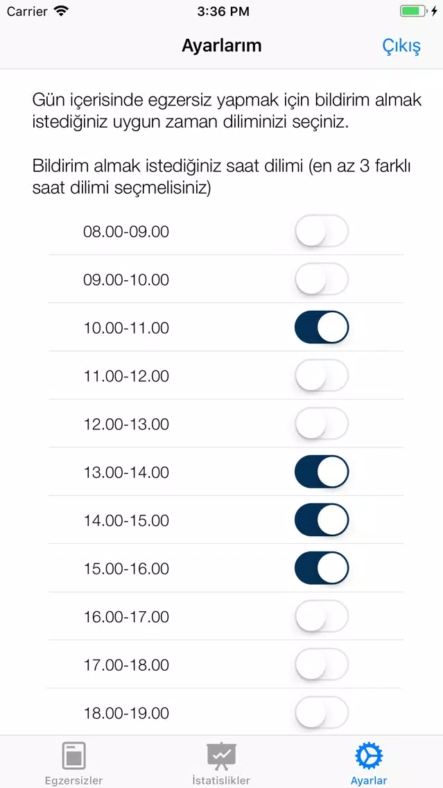 Zrzuty ekranu M.Ü. Neck Exercises