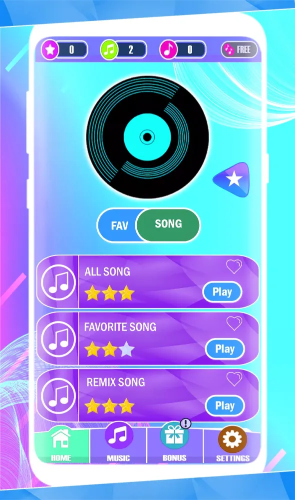 Sonik EXE Piano Tiles Game Screenshots