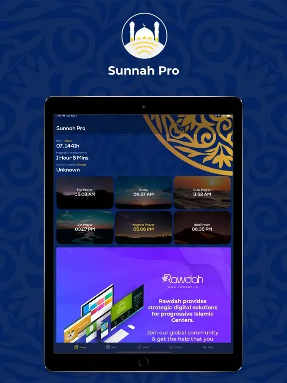 Sunnah Pro iPad 應用截圖