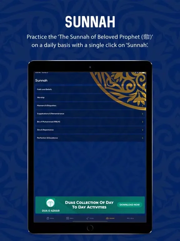 Sunnah Pro iPad 應用截圖