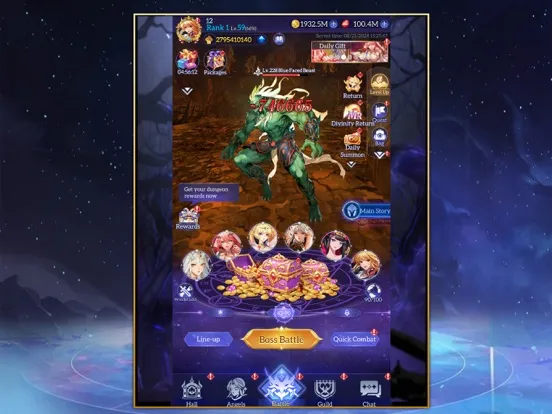 Idle Angels: Goddess' Warfare iPad  سکرین شاٹس