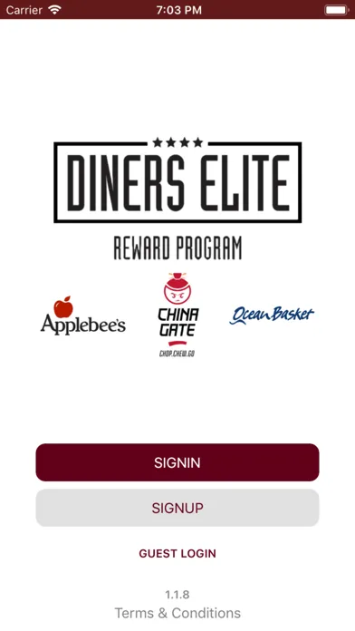Zrzuty ekranu Diners Elite