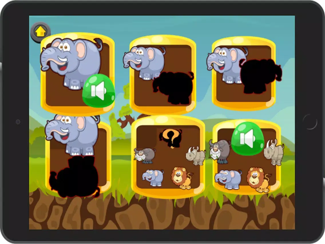 Ảnh chụp màn hình của Animals vocab puzzle Game2 iPad 