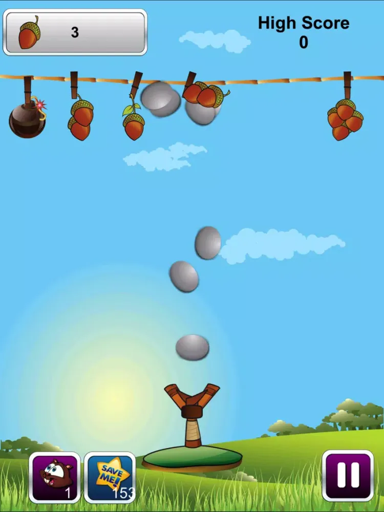 Capturas de tela do Go Nuts Game iPad 