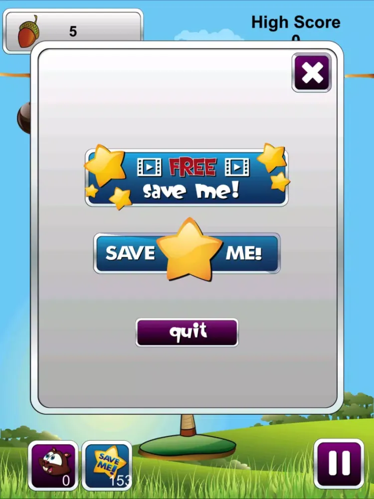 Capturas de tela do Go Nuts Game iPad 