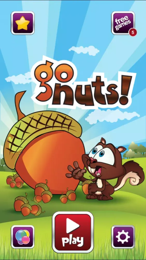 Capturas de tela do Go Nuts Game