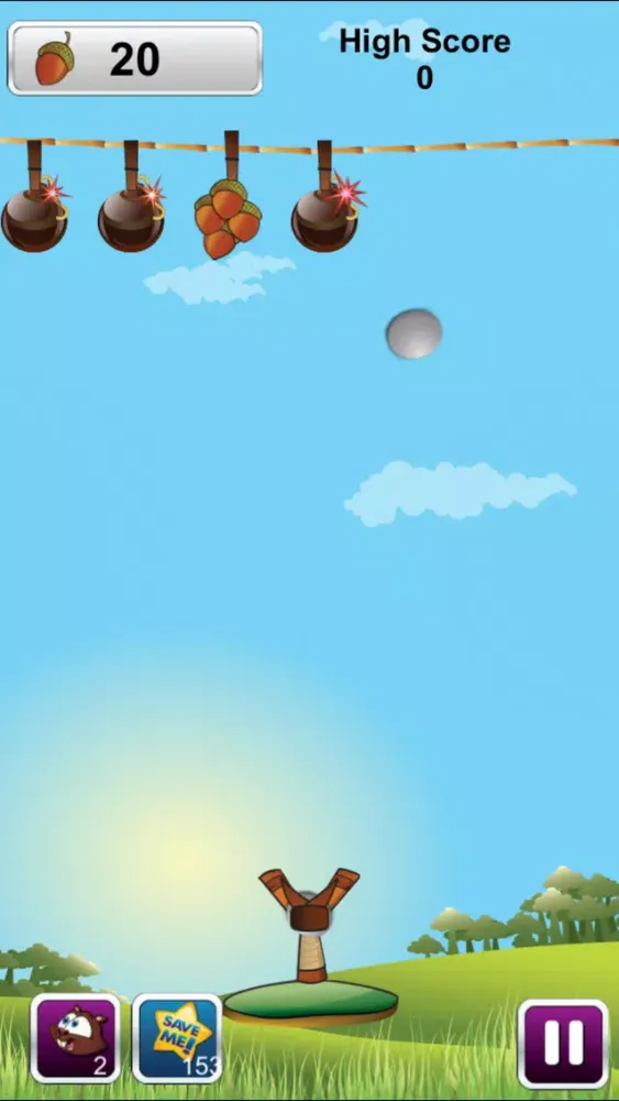 Capturas de tela do Go Nuts Game