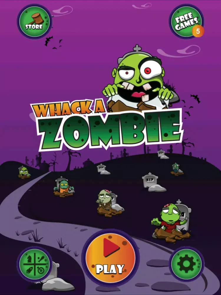 Whack A Zombie Pro iPad  Screenshots