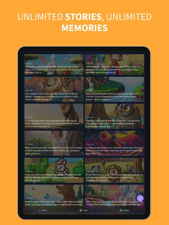 Captures d'écran de Tell Me A Story - AI Stories iPad 