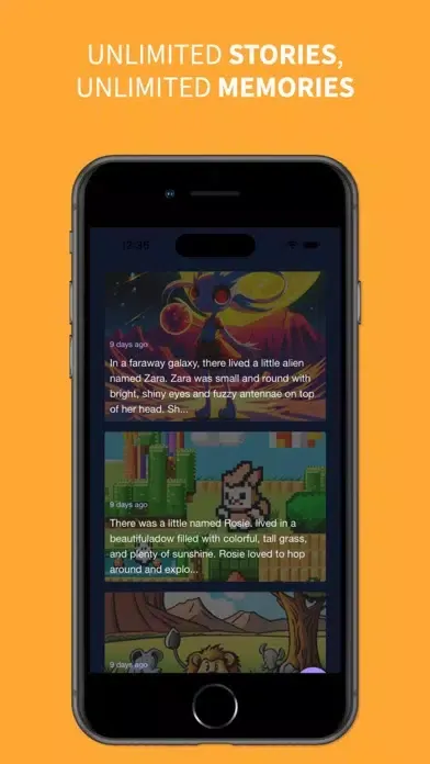 Captures d'écran de Tell Me A Story - AI Stories