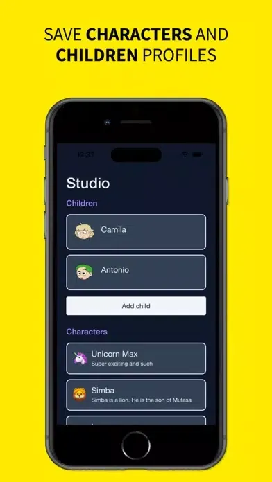 Captures d'écran de Tell Me A Story - AI Stories