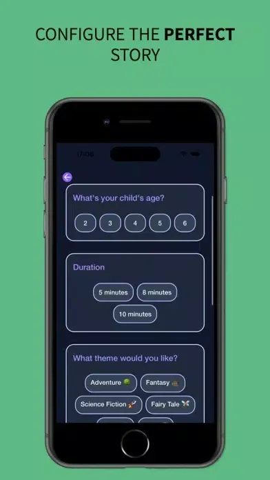 Captures d'écran de Tell Me A Story - AI Stories