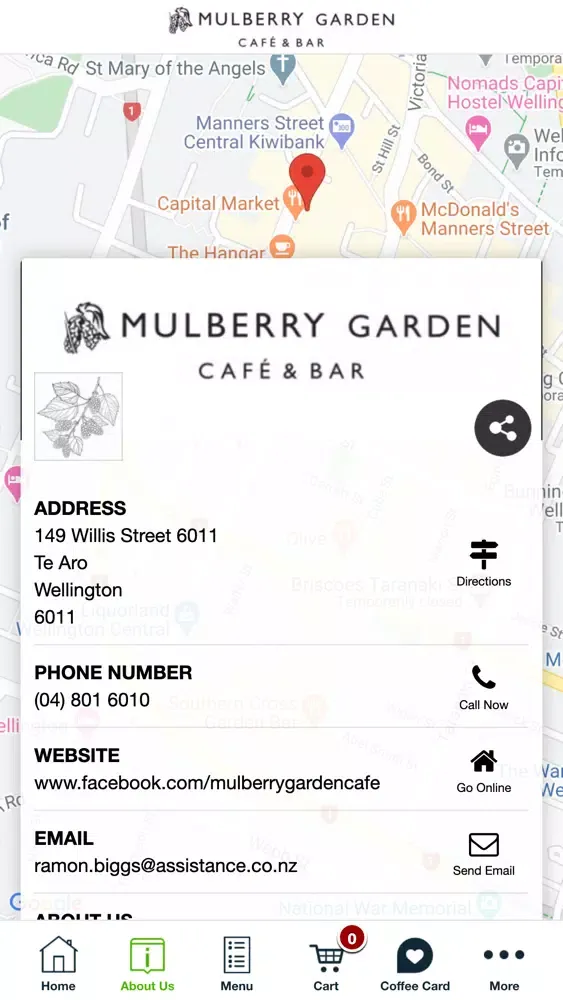 Mulberry Garden Cafe スクリーンショット