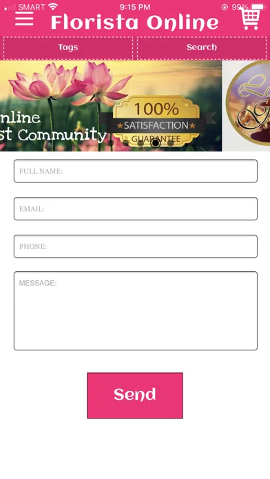 Captures d'écran de Florista Online