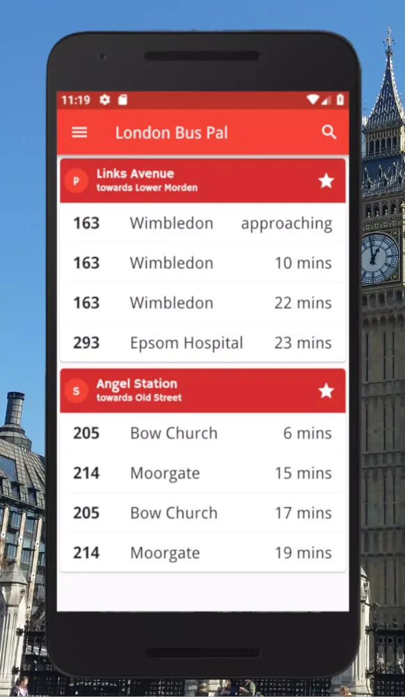 Tangkapan layar London Bus Pal