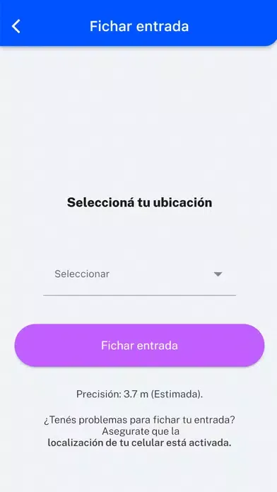 Captures d'écran de Registro de horarios Kromets
