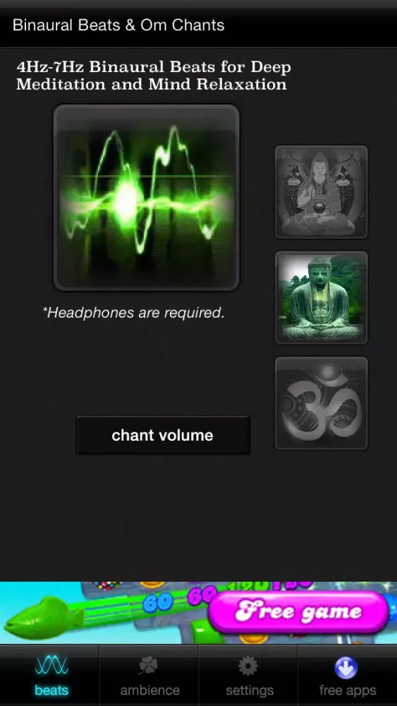 iMeditate Samadhi - Binaural Beats for Deep Meditation Chanting and Mind Relaxation স্ক্রিনশট