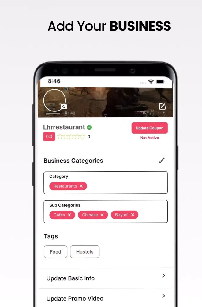 Capturas de pantalla de Mulk Biz