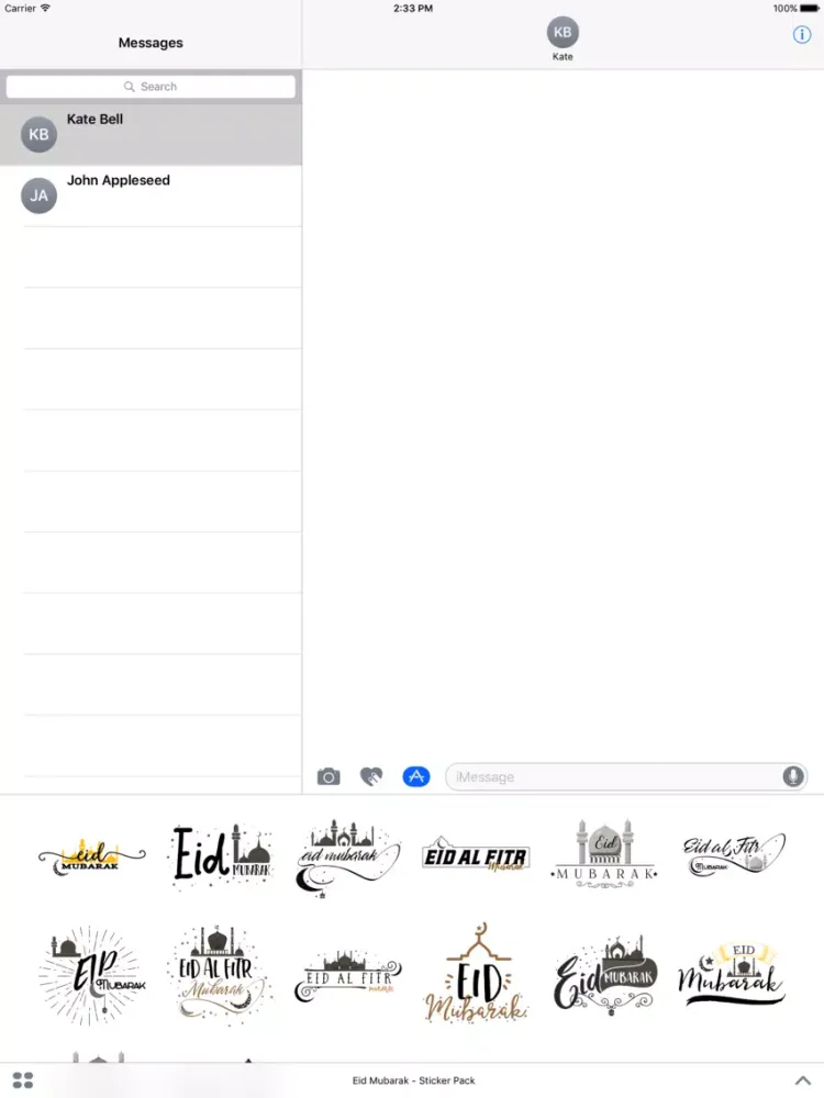 Eid Mubarak - Sticker Pack iPad  스크린샷
