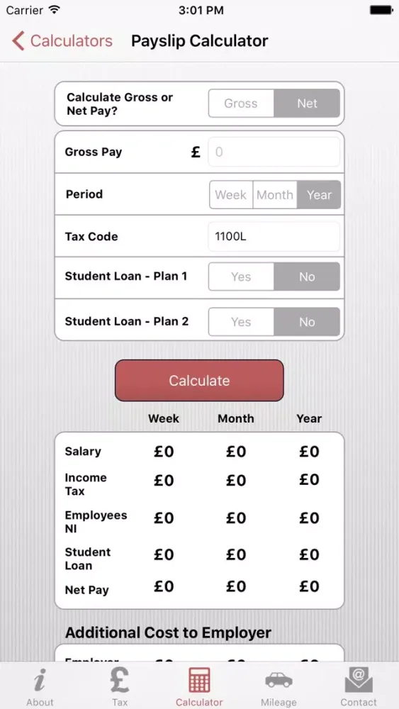 Captures d'écran de Mullen Stoker UK Tax App