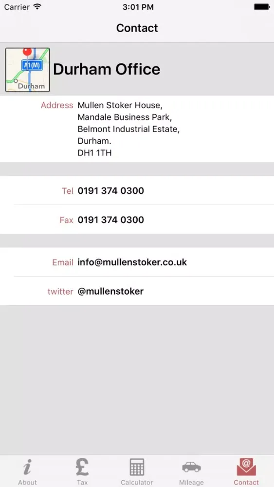 Captures d'écran de Mullen Stoker UK Tax App