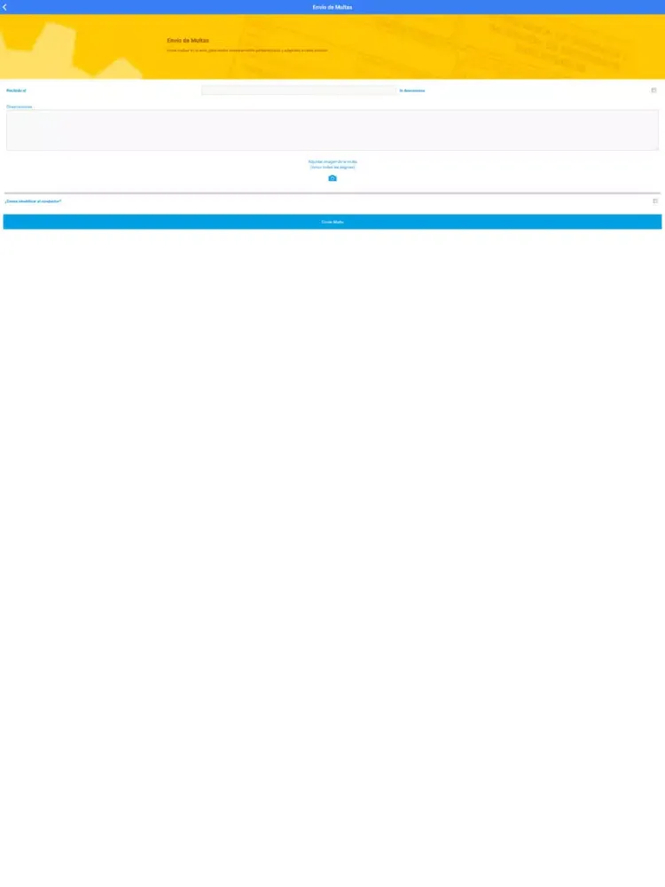 Screenshot di Gestion Multas iPad 