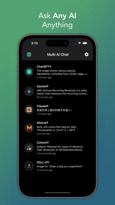تصاویر Multi AI Chat