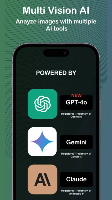 Capturas de pantalla de Multi AI Vision: Snap & Ask
