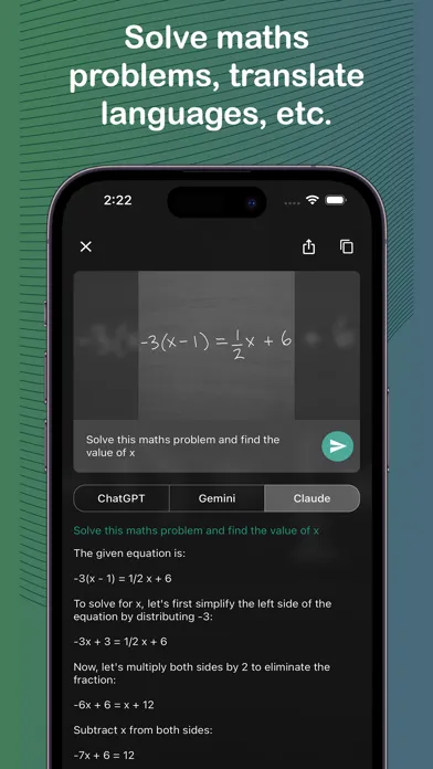 Capturas de pantalla de Multi AI Vision: Snap & Ask