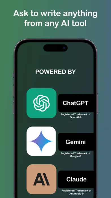 Multi AI Writer: 3-in-1 AI App应用截图