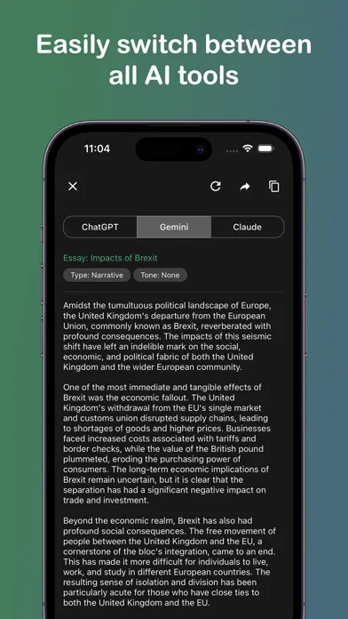 Multi AI Writer: 3-in-1 AI App应用截图