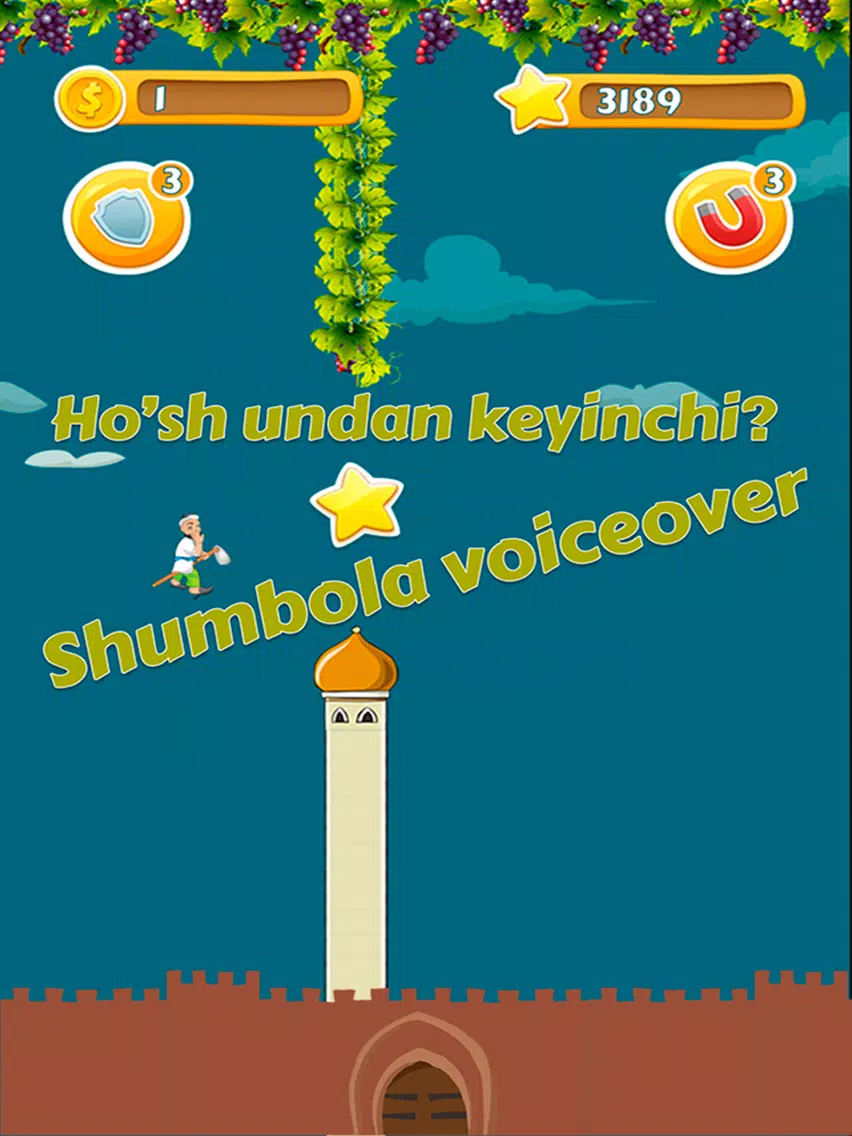 Uchar Ketmon Flappy Uzbek iPad 應用截圖