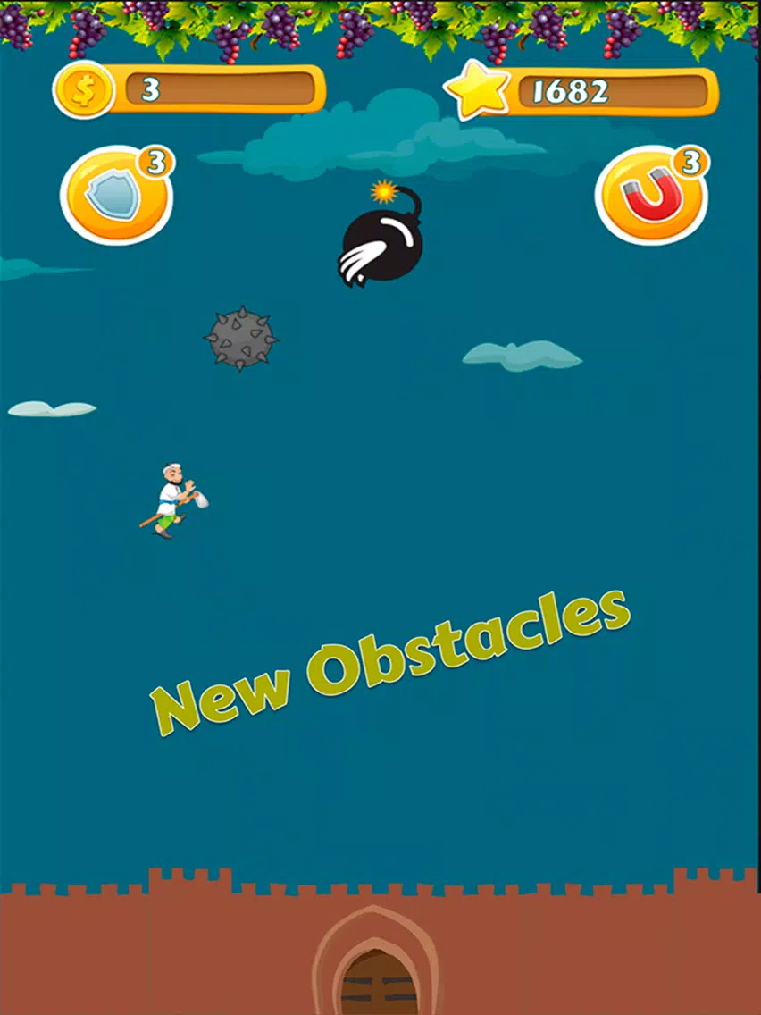 Uchar Ketmon Flappy Uzbek iPad 應用截圖