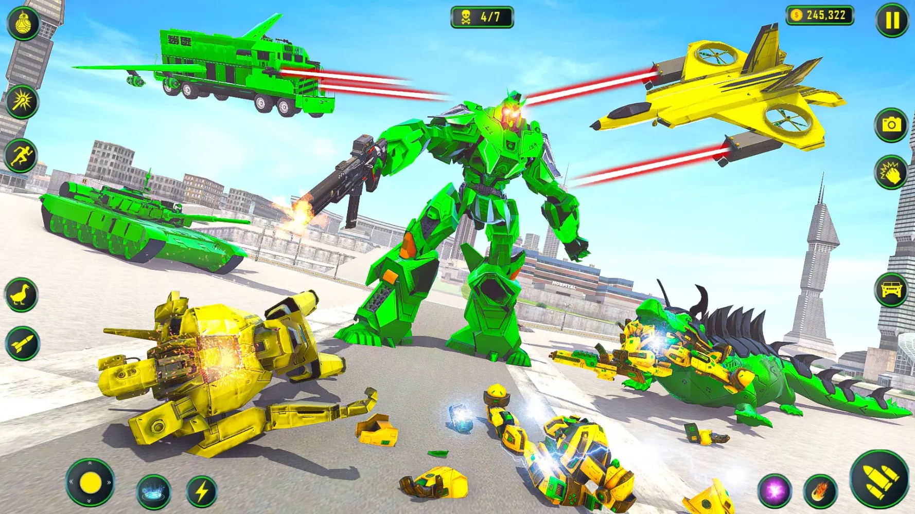 Robot Game 2025: Car Transform سکرین شاٹس
