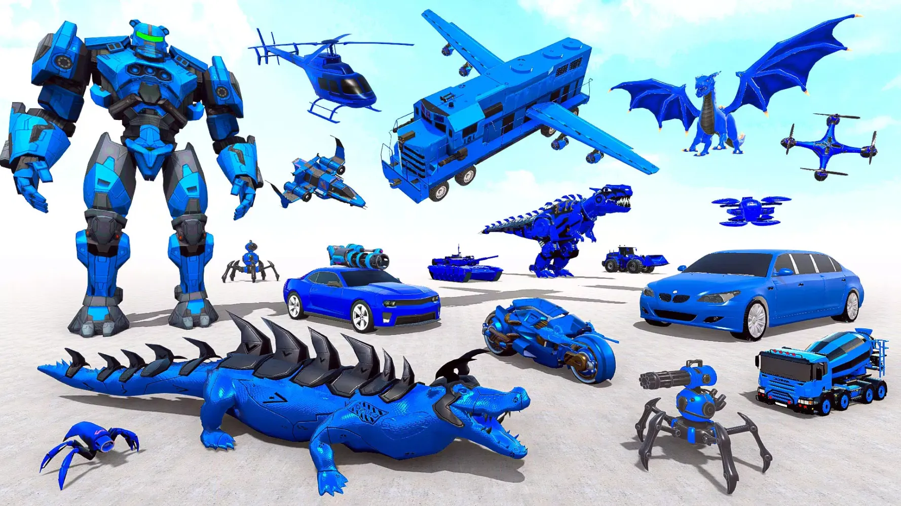 Robot Game 2025: Car Transform سکرین شاٹس
