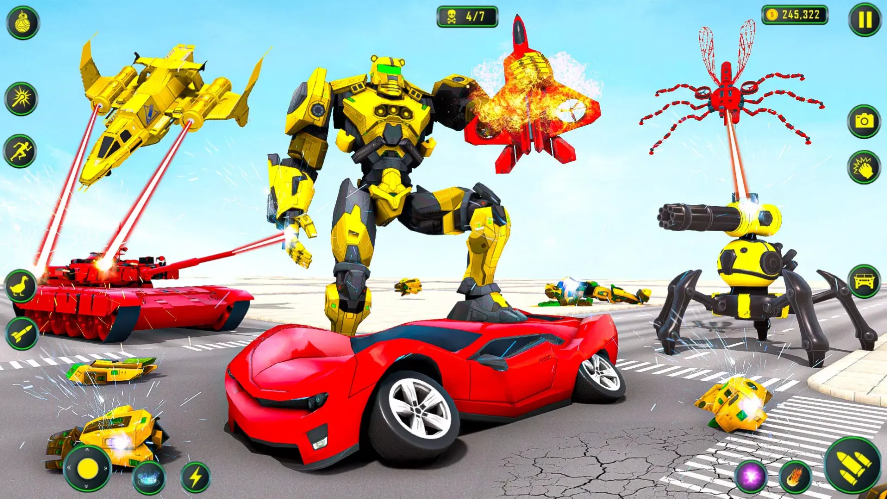 Robot Game 2025: Car Transform سکرین شاٹس