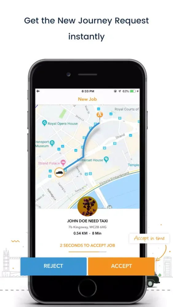 Taxiapp Driver app Screenshots