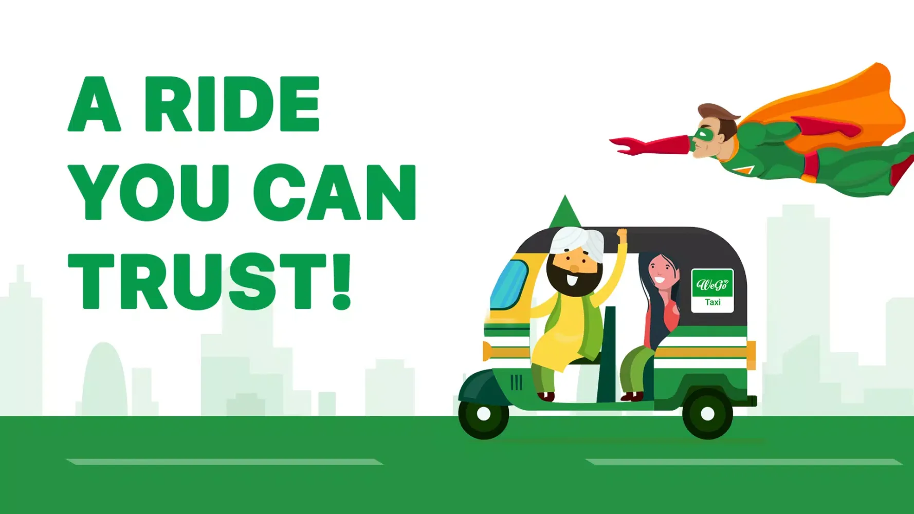 Tangkapan layar WeGO Taxi