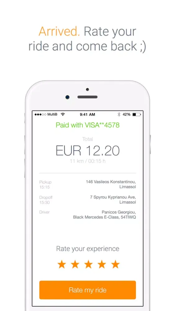 nTAXI Cyprus Taxi سکرین شاٹس