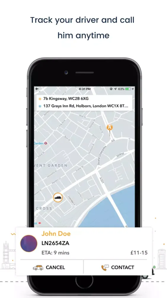 Taxiapp UK应用截图