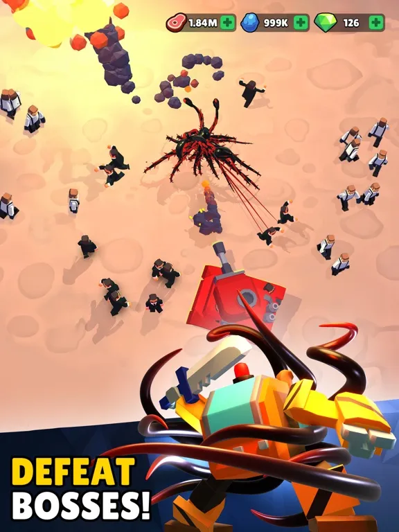 Tangkapan skrin Alien Invasion: RPG Idle Space iPad 