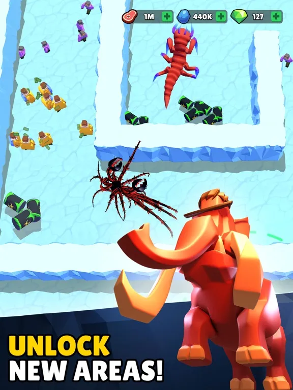 Tangkapan skrin Alien Invasion: RPG Idle Space iPad 