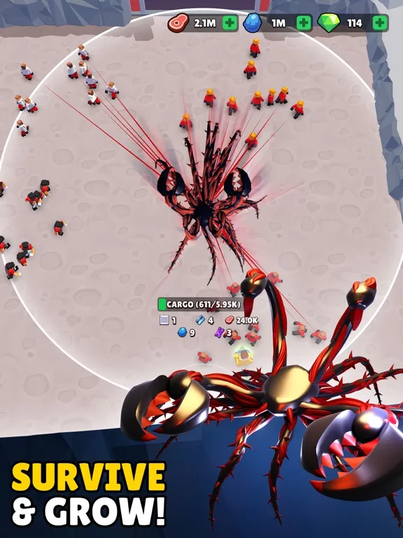 Tangkapan skrin Alien Invasion: RPG Idle Space iPad 