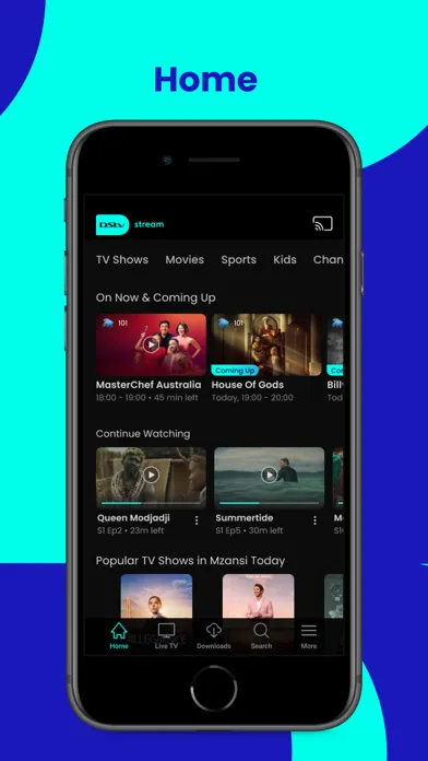 Скриншоты DStv Stream