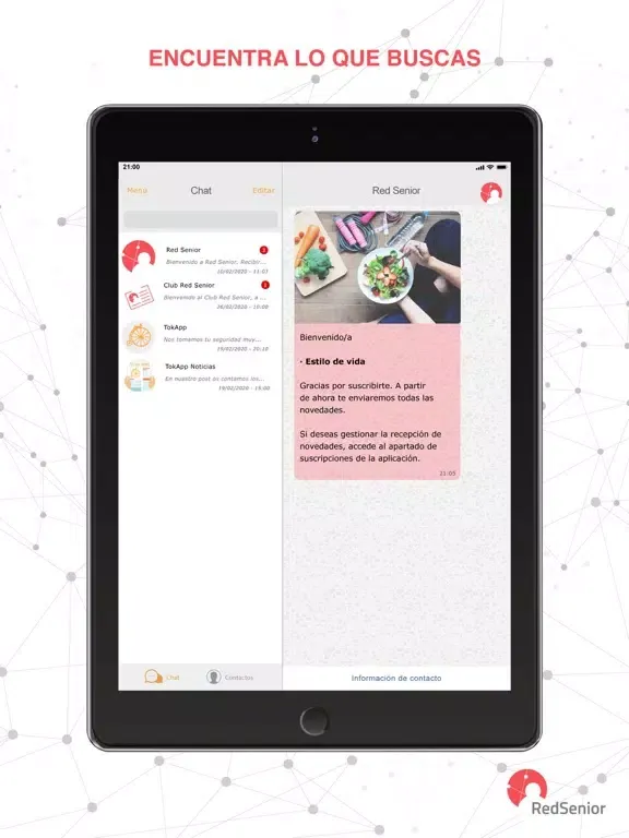 Скриншоты Red Senior - TokApp iPad 
