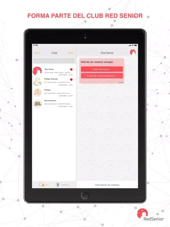 Скриншоты Red Senior - TokApp iPad 