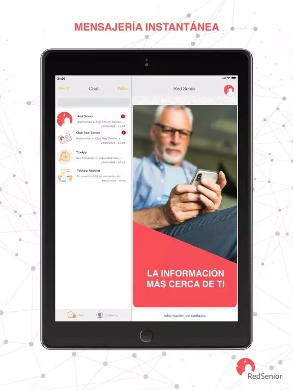 Скриншоты Red Senior - TokApp iPad 