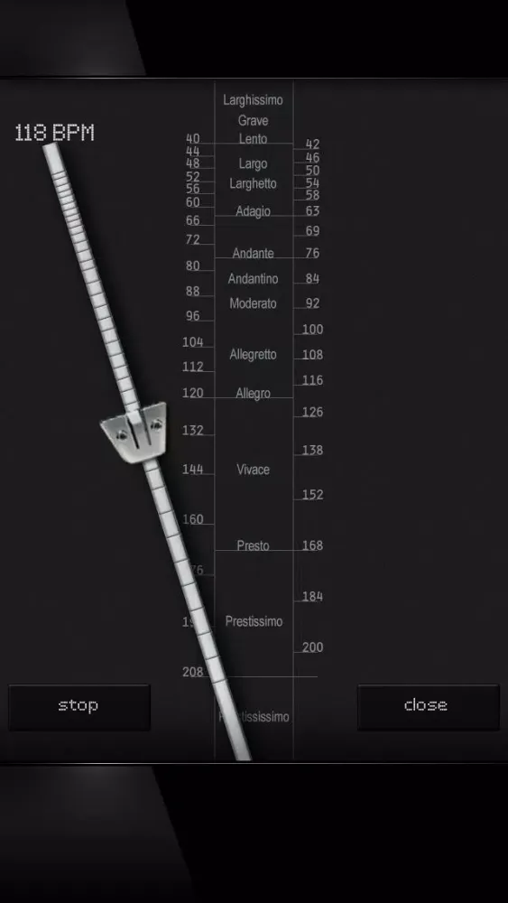 SimpliMET - Accurate Digital Metronome with Acoustic Sounds and Pendulum Display Screenshots