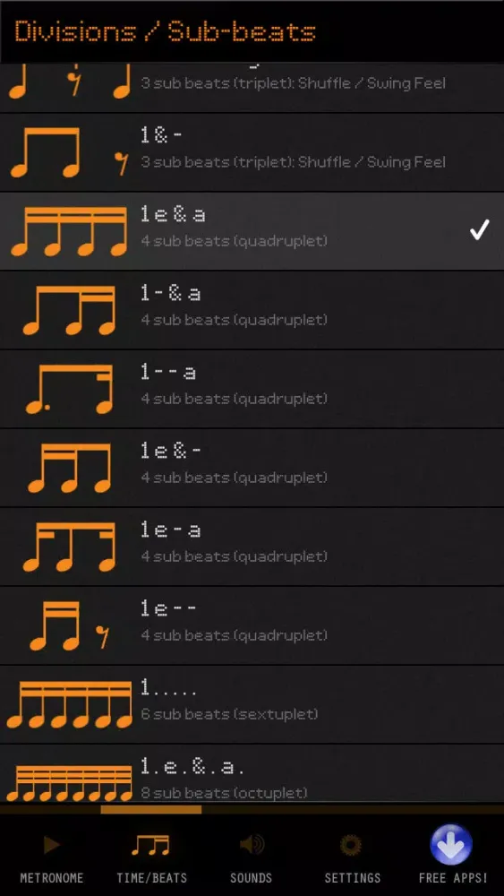 SimpliMET - Accurate Digital Metronome with Acoustic Sounds and Pendulum Display Screenshots